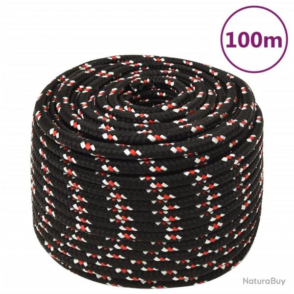 Corde de bateau Noir 12 mm 100 m Polypropylne alsavelo