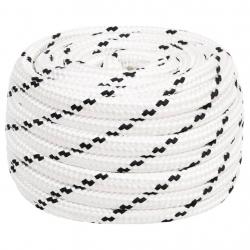 Corde de bateau tressé Blanc 20 mmx100 m Polyester alsavelo