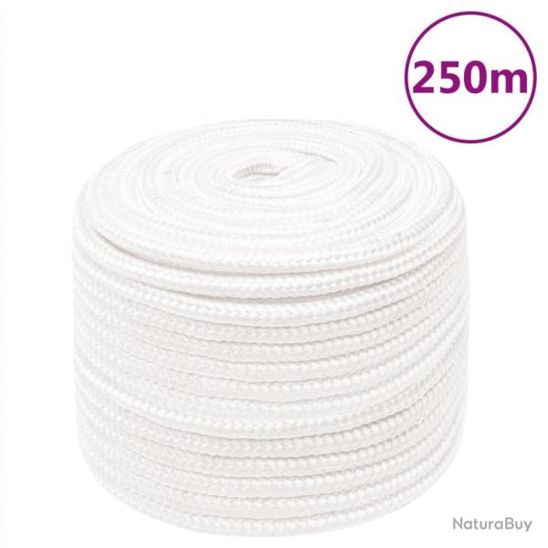 Corde de bateau Blanc complet 14 mm 250 m polypropylne alsavelo