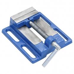 Étau pour perceuse à colonne bleu 76 mm fonte alsavelo