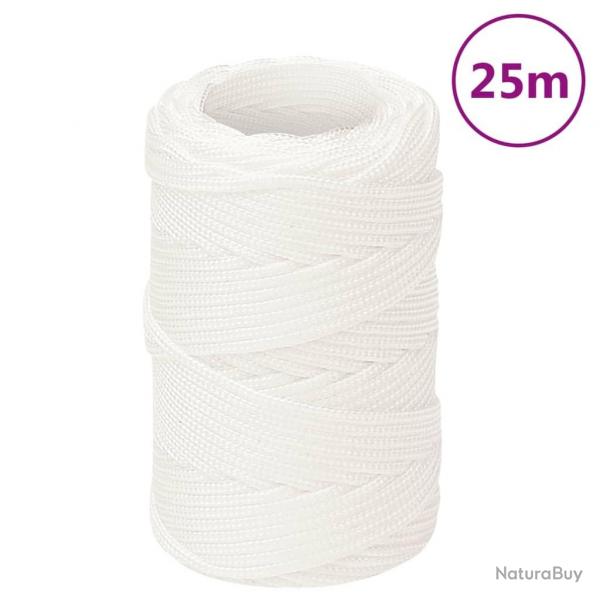 Corde de bateau Blanc complet 2 mm 25 m Polypropylne alsavelo