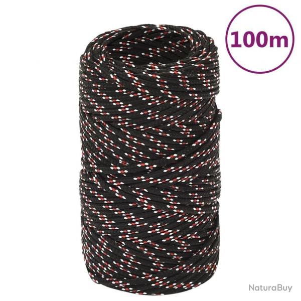 Corde de bateau Noir 2 mm 100 m Polypropylne alsavelo