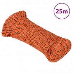Corde de bateau Orange 3 mm 25 m Polypropylène alsavelo