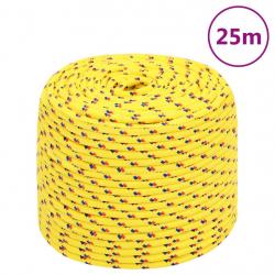 Corde de bateau Jaune 6 mm 25 m Polypropylène alsavelo
