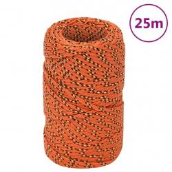 Corde de bateau Orange 2 mm 25 m Polypropylène alsavelo