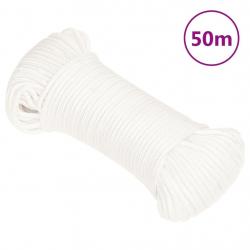 Corde de bateau Blanc complet 3 mm 50 m Polypropylène alsavelo