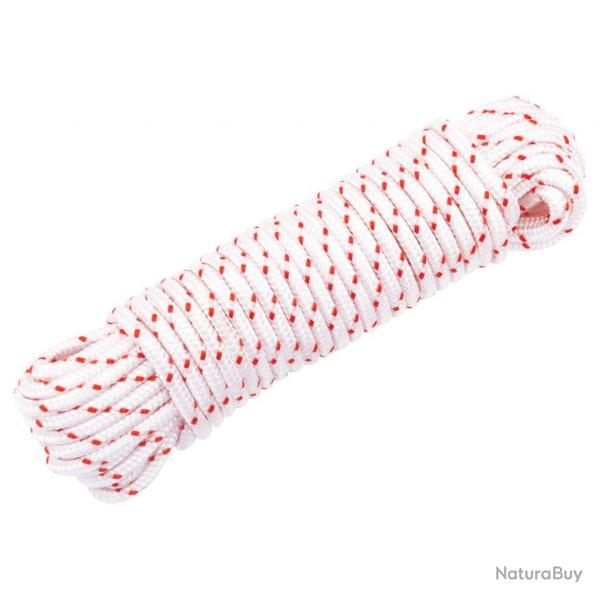 Cordon de dmarrage  tirer blanc et rouge 4 mm 10 m nylon alsavelo