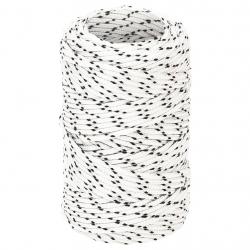 Corde de bateau tressé Blanc 2 mmx50 m Polyester alsavelo