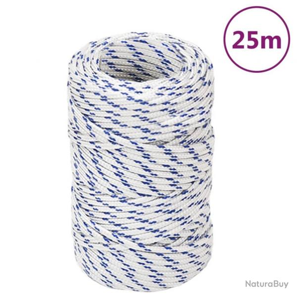 Corde de bateau Blanc 2 mm 25 m Polypropylne alsavelo