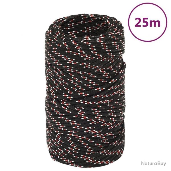 Corde de bateau Noir 2 mm 25 m Polypropylne alsavelo