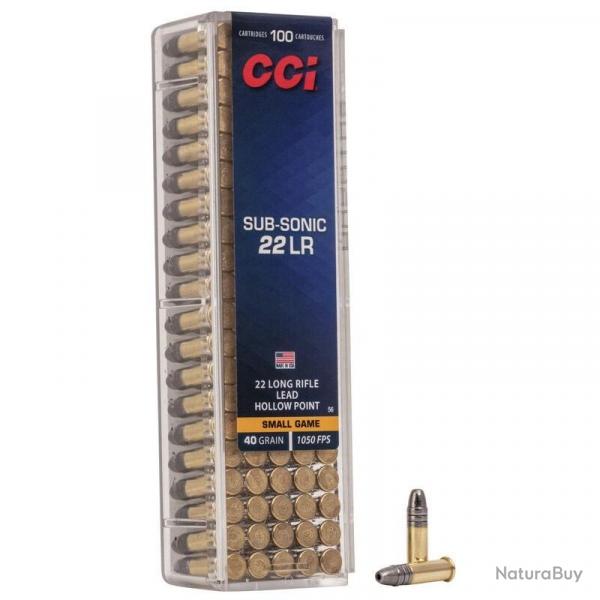 Balles CCI 22 lr subsonic