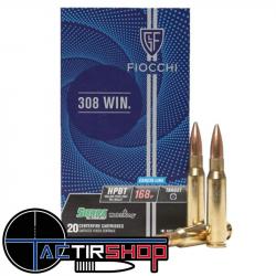 Munition Fiocchi 308 Exacta 168gr Sierra Matchking boite de 20