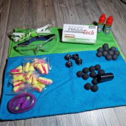 Pack PAK complet Projectiles / embout .68 / Munitions / Sécurité / Nettoyage