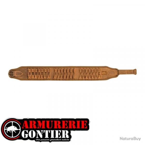 CARTOUCHIRES 21 BALLES CROUPON CIR MARRON - COUNTRY SELLERIE