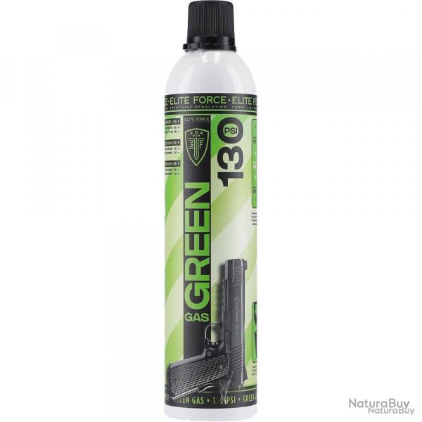 Bombe gaz 600ml Elite Force green 130PSI