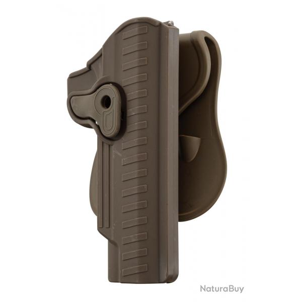 Holster rigide BO Manufacture Quick Release pour 1911 - Droitier - Tan