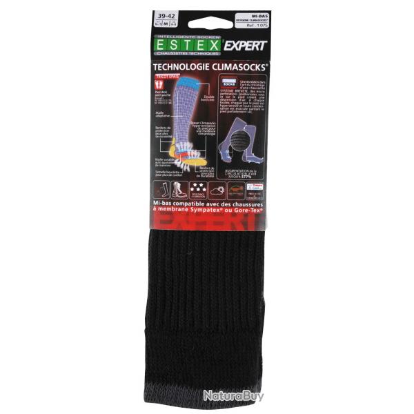 Mi-bas oxygene - climasocks tricot epais - t/43-46
