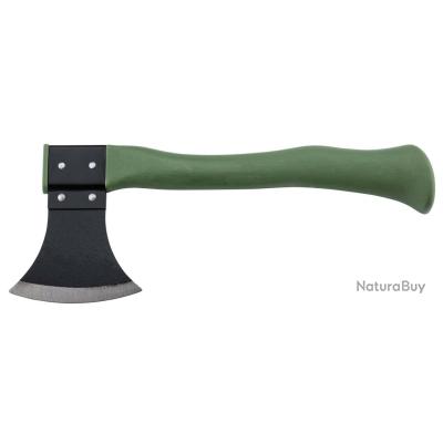 Hachette De Camping MFH – Poignée Caoutchouc – Acier Moulé Noir – Lame 12cm – Neuf
