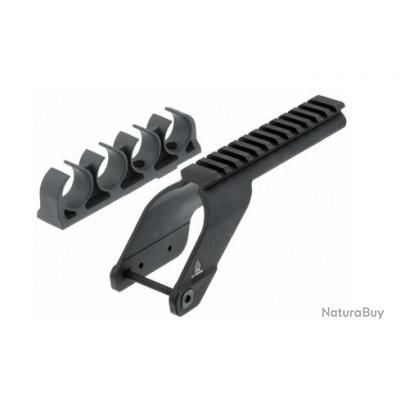 Rail Picatinny et porte cartouches pour Maverick 88 / Mossberg 500 ...