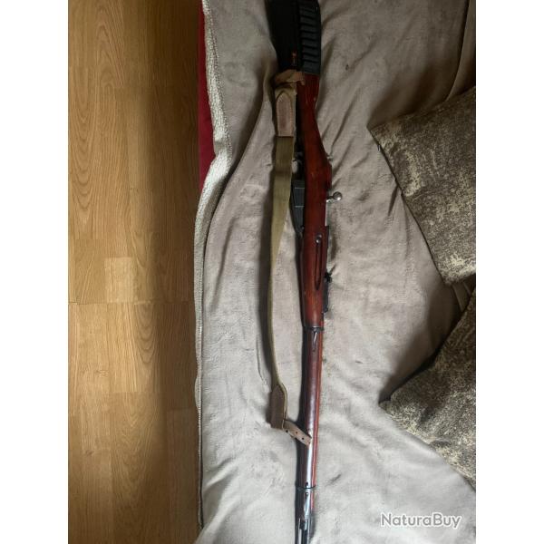 Mosin nagant 91/30 monomatricule izhevsk + sangle + cartouchière de ...