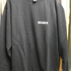 lot de 2 sweet noir "sécurité" taille XL