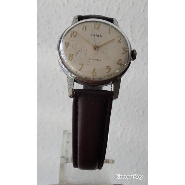 ZARIA MONTRE MCANIQUE ANCIENNE 17 RUBIS URSS CCCP