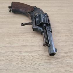 Rare Revolver (type bulldog) cal 320, mécanisme inspiré chamelot delvigne 1873.