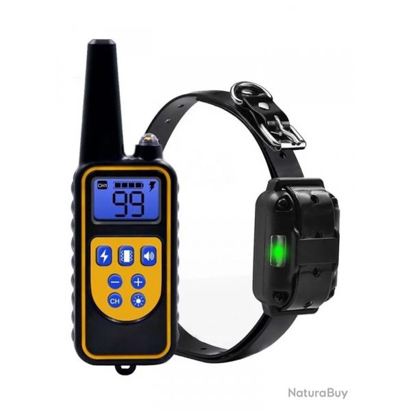 Collier de chien lectrique affichage LCD Rechargeable