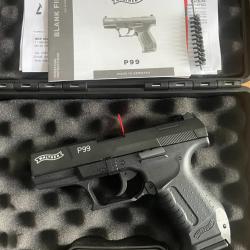 VEND WALTHER P99 PAK 9MM NEUF + GOM COGNE