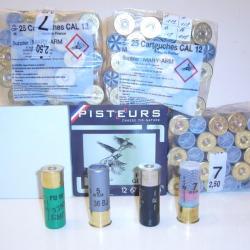 LOT DE CARTOUCHE CALIBRE 12  PLOMB 2-4-5-6-7  36BJ