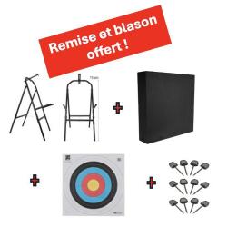 Pack complet ciblerie "pour tirer dans son jardin" Pour cibles 80cm