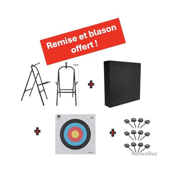 Pack complet ciblerie "pour tirer dans son jardin" Pour cibles 80cm