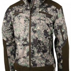 Veste de chasse Strectch Corsica digital vert SOMLYS-XXL