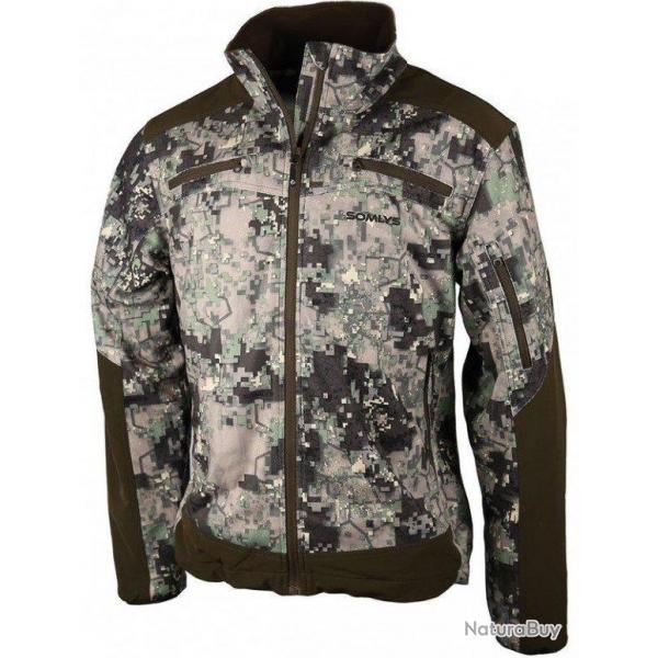 Veste de chasse Strectch Corsica digital vert SOMLYS-XXL