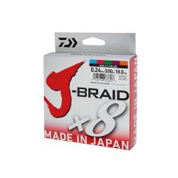 Tresse Daiwa J Braid X8 Chartreuse 300m 9kg 300m 16/100 Chartreuse