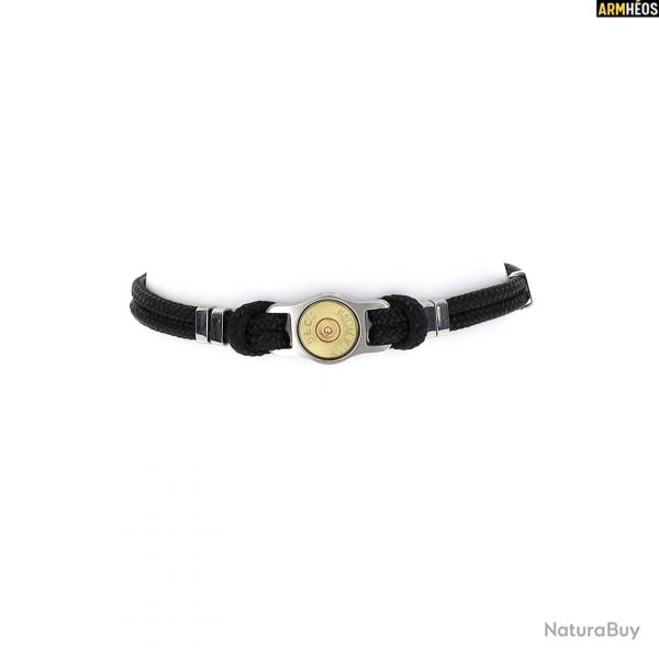 ELDEN PARIS BRACELET DOUILLE ET CORDON BANG BANG CAL .357 MAGNUM COULEUR NOIR 22 cm