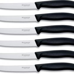 Victorinox 6.7833.6 Swiss Classic set de 6 couteaux de table, noir