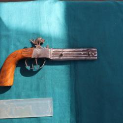 Pistolet a canons superposé 18è ou 19è