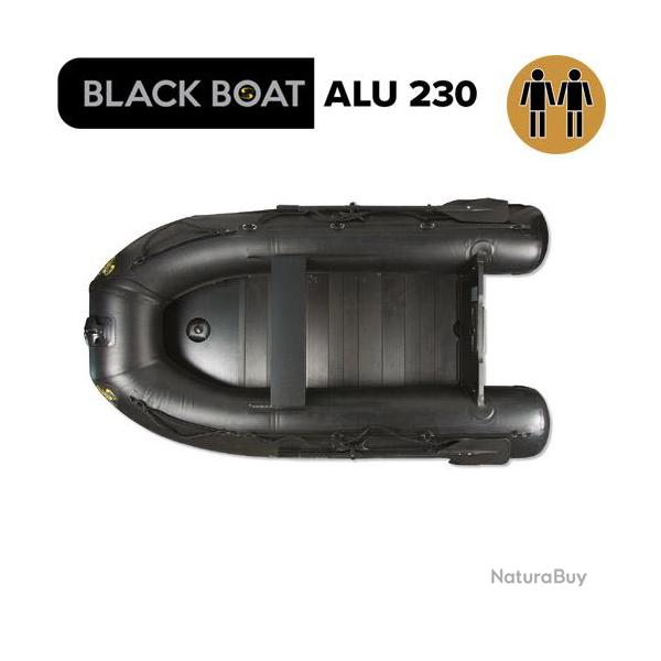 Bateau Pneumatique Carp Spirit Black Boat 230 Plancher Alu