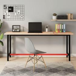 &Eacute;tabli 180x55x81,5 cm bois massif de h&ecirc;tre et m&eacute;tal