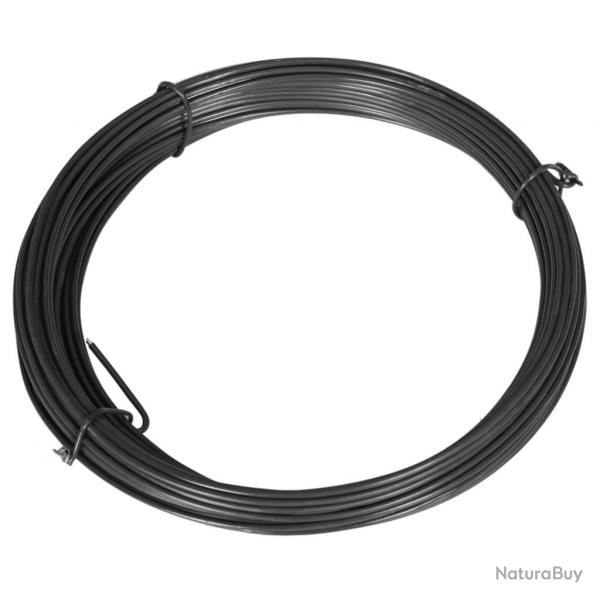 Fil de liaison de clture 25 m 1,4/2 mm Acier Gris alsavelo
