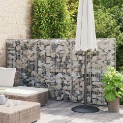 Mur à gabion avec couvercles Acier galvanisé 100x20x150 cm alsavelo
