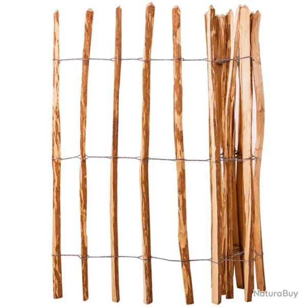 Clture  piquets Bois de noisetier 120x250 cm alsavelo