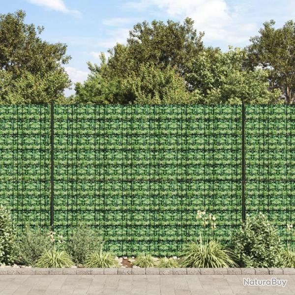 cran d'intimit de jardin PVC 70x0,19 m Vert alsavelo