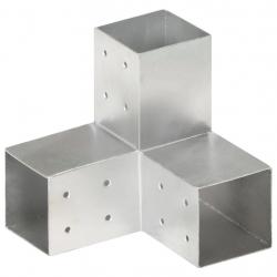 Connecteur de poteau Forme en Y Métal galvanisé 81x81 mm alsavelo