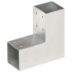 Connecteur de poteau Forme en L Métal galvanisé 71x71 mm alsavelo