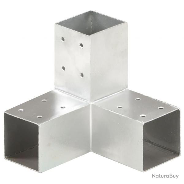 Connecteur de poteau Forme en Y Mtal galvanis 71x71 mm alsavelo