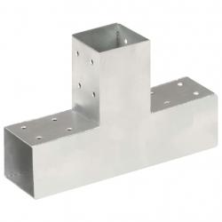 Connecteur de poteau Forme en T Métal galvanisé 71x71 mm alsavelo