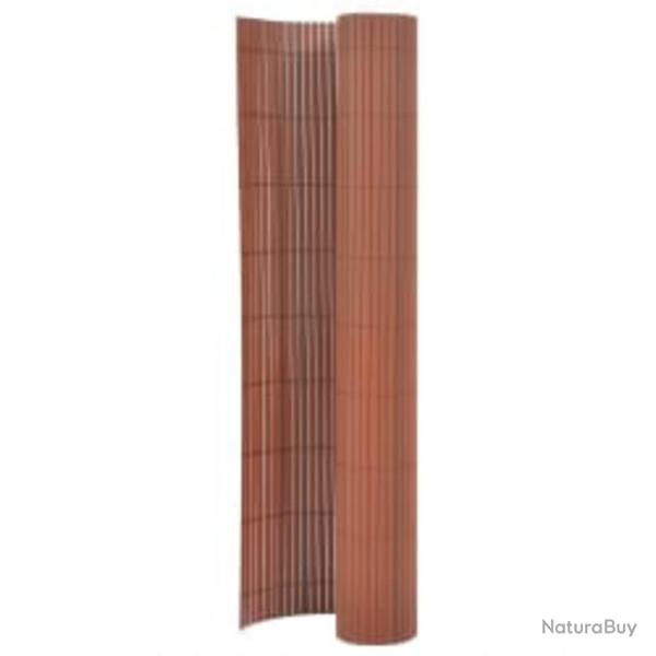 Clture de jardin double face 110x500 cm Marron alsavelo