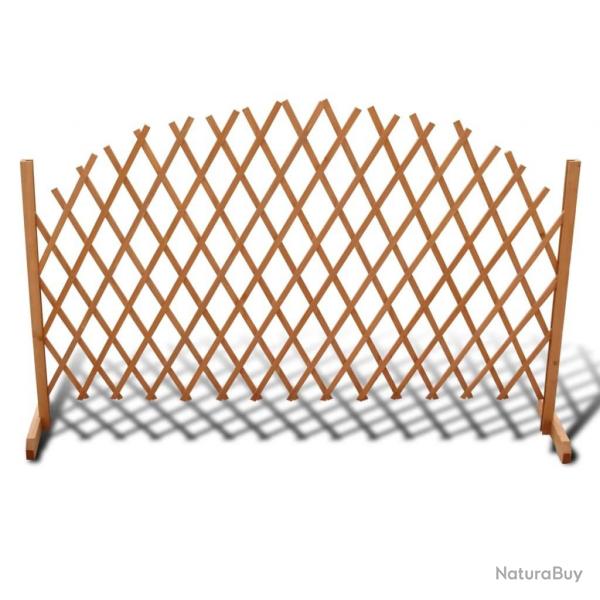 Clture en treillis bois solide 180x100 cm alsavelo
